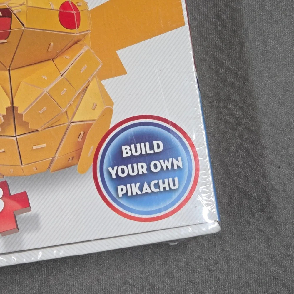 Cardinal Pokemon Pikachu 3D Foam Backed Puzzle XY 58 Piece Figure Yellow New